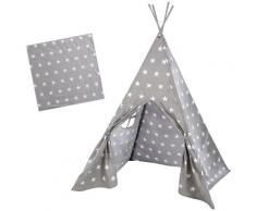 roba Spielzelt LITTLE STARS, 115 X cm, Höhe von 156 cm grau Kinder Spieltunnel Outdoor-Spielzeug