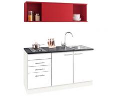 OPTIFIT Küchenzeile Mini, mit E-Geräten, Breite 150 cm rot Singleküchen Küchenzeilen -blöcke Küchenmöbel Arbeitsmöbel-Sets