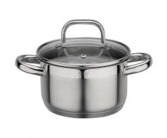 GSW Fleischtopf Fogo, Edelstahl 18/8, (1 tlg.), Induktion silberfarben Fleischtöpfe Töpfe Haushaltswaren