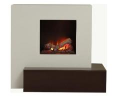 Albero Elektrokamin Casablanca, braun, Neutral, weiß-braun