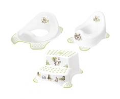 keeeper Töpfchen Winnie, weiß, (Set, 3 tlg.), Kinderpflege-Set - Töpfchen, Toilettensitz und Tritthocker; Made in Germany weiß Baby Baby-Toilette Körperpflege Gesundheit