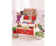 Sun Kaufladen, aus Holz mit Kreidetafel beige Kinder Ab 3-5 Jahren Altersempfehlung Kaufladen