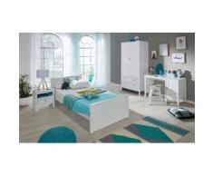 trendteam Jugendzimmer-Set Ole (Set, 4-tlg) weiß Kinder Komplett-Jugendzimmer Jugendmöbel Kindermöbel Schlafzimmermöbel-Sets