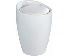 WENKO Hocker, weiß, weiß