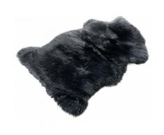 Fellteppich, »Schaffell LF«, Böing Carpet, fellförmig, Höhe 70 mm, schwarz, Neutral, schwarz