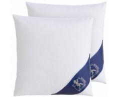 Gänsedaunenkopfkissen, Premium, SPESSARTTRAUM, Füllung: 60% Gänsedaunen, 40% Gänsefedern, Bezug: 100% Baumwolle, (2-tlg.) weiß Allergiker Kopfkissen Bettdecken, Unterbetten