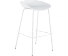 INOSIGN Hochstuhl Alaric, (Set), 2 St., Gestell aus Metall, in verschiedenen Farbvarianten erhältlich, Sitzhöhe 72 cm weiß Esszimmerstühle Stühle Sitzbänke