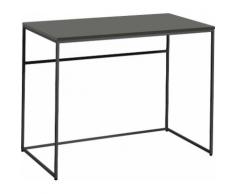 now by hülsta Schreibtisch CT 17, mit grauem Gestell, perfekt auch als Schminktisch grau Schreibtische Bürotische und Büromöbel
