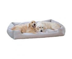 ABUKI Tierbett Benno, BxL: 130x100 cm grau Hundebetten -decken Hund Tierbedarf