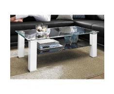 PRO Line Couchtisch weiß Couchtische eckig Tische Tisch