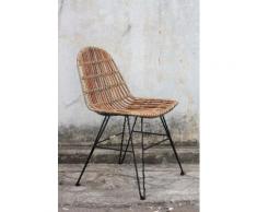 SIT Rattanstuhl Vintage braun 4-Fuß-Stühle Stühle Sitzbänke