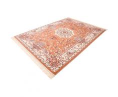 Böing Carpet Teppich Classic 4051, rechteckig, 10 mm Höhe, Orient-Optik, mit Fransen, Wohnzimmer beige Esszimmerteppiche Teppiche nach Räumen