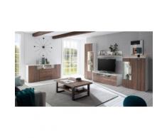Quadrato Wandregal "Catania", beige, natur,weiß