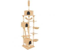 SILVIO design Kratzbaum Rocky, hoch, BxTxH: 70x50x230-250 cm beige Kratz- Kletterbäume Katze Tierbedarf