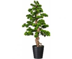Creativ green Kunstbonsai Bonsai Kiefer (1 Stück) grün Kunstpflanzen Wohnaccessoires