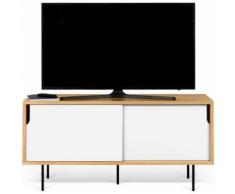 TemaHome Sideboard Dann, mit zwei Schiebetüren und unterschiedlichen Beinvarianten, Breite 135 cm weiß Sideboards Kommoden