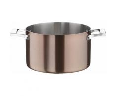 PINTINOX Fleischtopf Century, Aluminium, (1 tlg.), Boden und Seitenwände komplett aus 3 Schicht Material gefertigt, Induktion braun Fleischtöpfe Töpfe Haushaltswaren