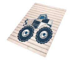 Kinderteppich, Truck, Living Line, rechteckig, Höhe 12 mm, maschinell gewebt blau Kinder Bunte Kinderteppiche Teppiche