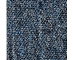 Bodenmeister Teppichboden Schlinge gemustert, rechteckig, 6 mm Höhe, Meterware, Breite 400 cm, Wunschmaßlänge blau Bodenbeläge Bauen Renovieren