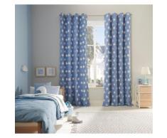 Verdunkelungsvorhang Stern Lüttenhütt Ösen 1 Stück, blau, blau