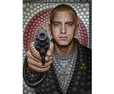 Vliestapete Ben Heine Circlism: Eminem bunt Fototapeten Tapeten Bauen Renovieren
