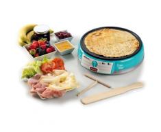 Ariete Crêpesmaker Party Time blau 202B, 1000 W Crêpes Maker Küchenkleingeräte Haushaltsgeräte