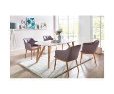 SalesFever Essgruppe (Set, 5-tlg) grau Essgruppen Tische Sitzmöbel-Sets