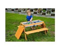 GASPO Kindersitzgruppe Gustav, Picknicktisch, BxTxH: 85x89x48,5 cm beige Kinder Kindermöbel Möbel sofort lieferbar