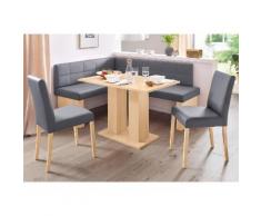 SCHÖSSWENDER Eckbankgruppe Anna, (Set, 4 tlg.), mit 2 Stühlen massiven Gestell beige Eckbankgruppen Tische Sitzmöbel-Sets