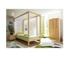 Ticaa Himmelbett LaLuna beige Einzelbetten Betten