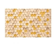 Vliestapete Woodcomb Birch Komar grafisch, braun, braun