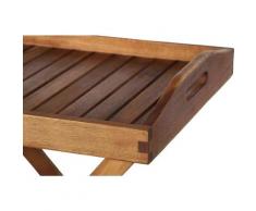 Siena Garden Tabletttisch Astoria, 60x40x70 cm, Akazienholz beige Beistelltische Tische