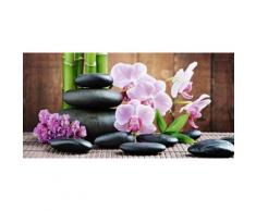 Home affaire Glasbild Spa Concept rosa Glasbilder Bilder Bilderrahmen Wohnaccessoires