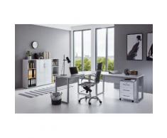 BMG Büro-Set Tabor Office 2 (Set, 6-tlg) grau Arbeitszimmer Büro Made in Germany - Möbel Arbeitsmöbel-Sets