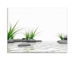 Artland Glasbild 3 D Steine, Zen, (1 St.) weiß Glasbilder Bilder Bilderrahmen Wohnaccessoires