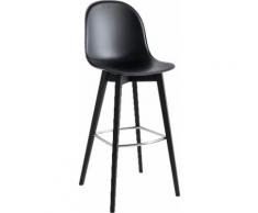 connubia by calligaris 4-Fußstuhl Academy W CB/1673-HS/ - V P15L schwarz Barhocker Barmöbel Küchenmöbel Stühle