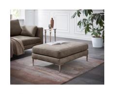 Alte Gerberei Hocker Marinus grau Polsterhocker Sessel und Sofas Couches