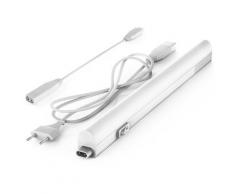 B.K.Licht LED Unterbauleuchte, LED-Board, Neutralweiß, Lichtleiste Küchenlampe Schrankbeleuchtung Stecksystem 4W 400 Lumen 4.000K weiß 31cm Möbelleuchten SOFORT LIEFERBARE Lampen Leuchten Unterbauleuchte