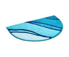 GRUND exklusiv Badematte Belize, Höhe 20 mm, schnell trocknend, weiche Haptik blau Badematten