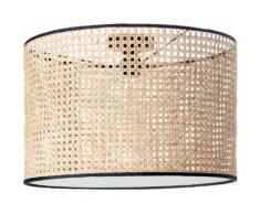 COUCH Deckenleuchte feines Geflecht, E27, 1 St., Deckenlampe mit Wiener Geflecht Schirm Ø 45 cm, Höhe 30 Diffusorplatte / Abdeckung an der Unterseite, Lieblingsstücke braun Deckenleuchten Lampen Leuchten sofort lieferbar
