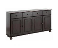Home affaire Sideboard Mette, aus schönem massivem Kiefernholz, in weiteren Farbvarianten, Breite 156 cm braun Sideboards Kommoden