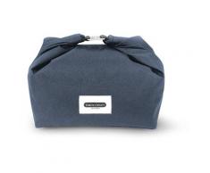 black+blum Lunchbox Lunchbag, (1 tlg.), recyceltes PET, wasserabweisend, 670 ml blau Aufbewahrung Küchenhelfer Haushaltswaren
