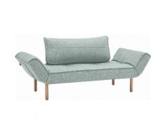 INNOVATION LIVING ™ Schlafsofa Zeal, im Scandinavian Design, Stem Beine, inklusive Rückenkissen blau Schlafsofas Sofas Couches