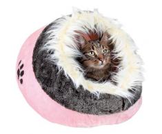 TRIXIE Tierbett Minou, Katzenhöhle rosa Hundebetten -decken Hund Tierbedarf