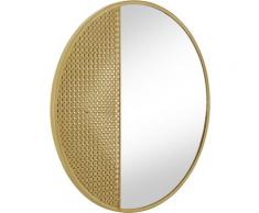 LeGer Home by Lena Gercke Wandspiegel Samara, (1 St.), aus Rattan beige Schlafzimmeraccessoires Schlafzimmer Landhaus Charme