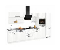 HELD MÖBEL Küchenzeile Tulsa, mit E-Geräten, Breite 330 cm EEK B weiß Küchenzeilen Geräten -blöcke Küchenmöbel Arbeitsmöbel-Sets