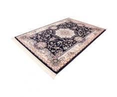 Böing Carpet Läufer Classic 4051, rechteckig, 10 mm Höhe, Teppich-Läufer, gewebt, Orient-Optik, mit Fransen blau Teppichläufer Teppiche und Diele Flur