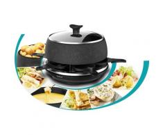 Tefal Raclette und Fondue-Set RE12C8 Fondue Cheese 'n Co, 6 St. Raclettepfännchen, 850 W, Elektrischer Raclette-Grill + Fondue-Gerät; Für Personen; Spülmaschinengeeignet schwarz Küchenkleingeräte Haushaltsgeräte
