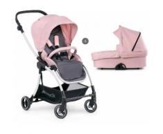 Hauck Kombi-Kinderwagen Eagle 4S Duoset, pink/grey, mit Babywanne, Fußsack und Moskitonetz; Kinderwagen rosa Baby Ab Geburt Altersempfehlung