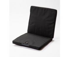 OUTCHAIR Polsterauflage Bottom Heater - die beheizbare Wärmeunterlage für jede Gelegenheit, schwarz, schwarz